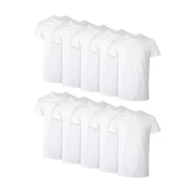 10-Pack Hanes Men's Shirts: Crew, V-Neck, or Tanks