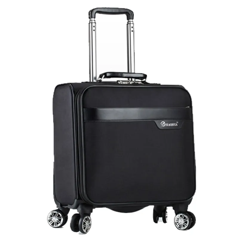 18"Trolley Case,Female Flight Attendant Boarding The Chassis,Universal Wheel Cross Section