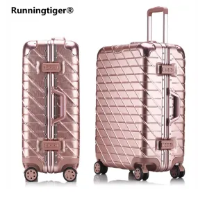 20''22''24''26''29'' Classic Aluminum Frame Rolling Luggage Tsa Lcok Travel Suitcase With Wheels