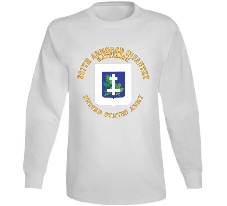 367th Armored Infantry Battalion - Dui X 300 Classic T Shirt, Crewneck Sweatshirt, Hoodie, Long Sleeve