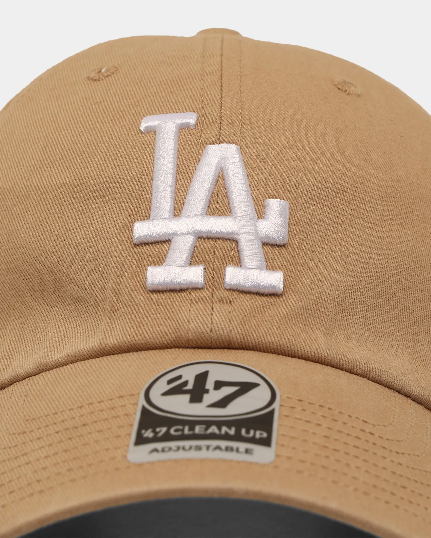 47 Brand Los Angeles Dodgers 47 Clean Up Strapback Khaki