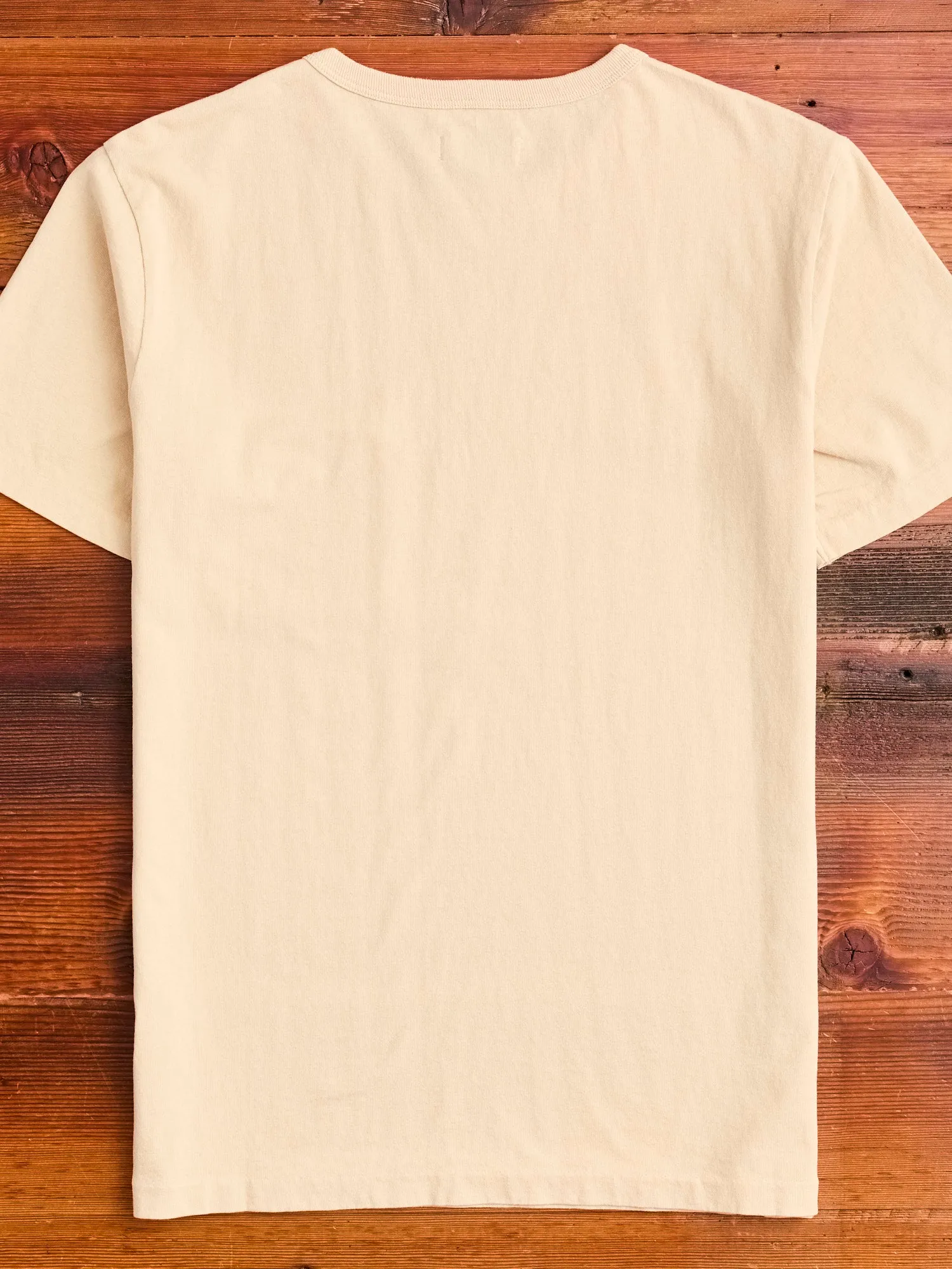 9oz Pocket T-Shirt in Cream