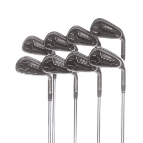 Adams Golf Idea black CB2 Steel Mens Right Hand Irons 4-GW Regular - KBS Tour90