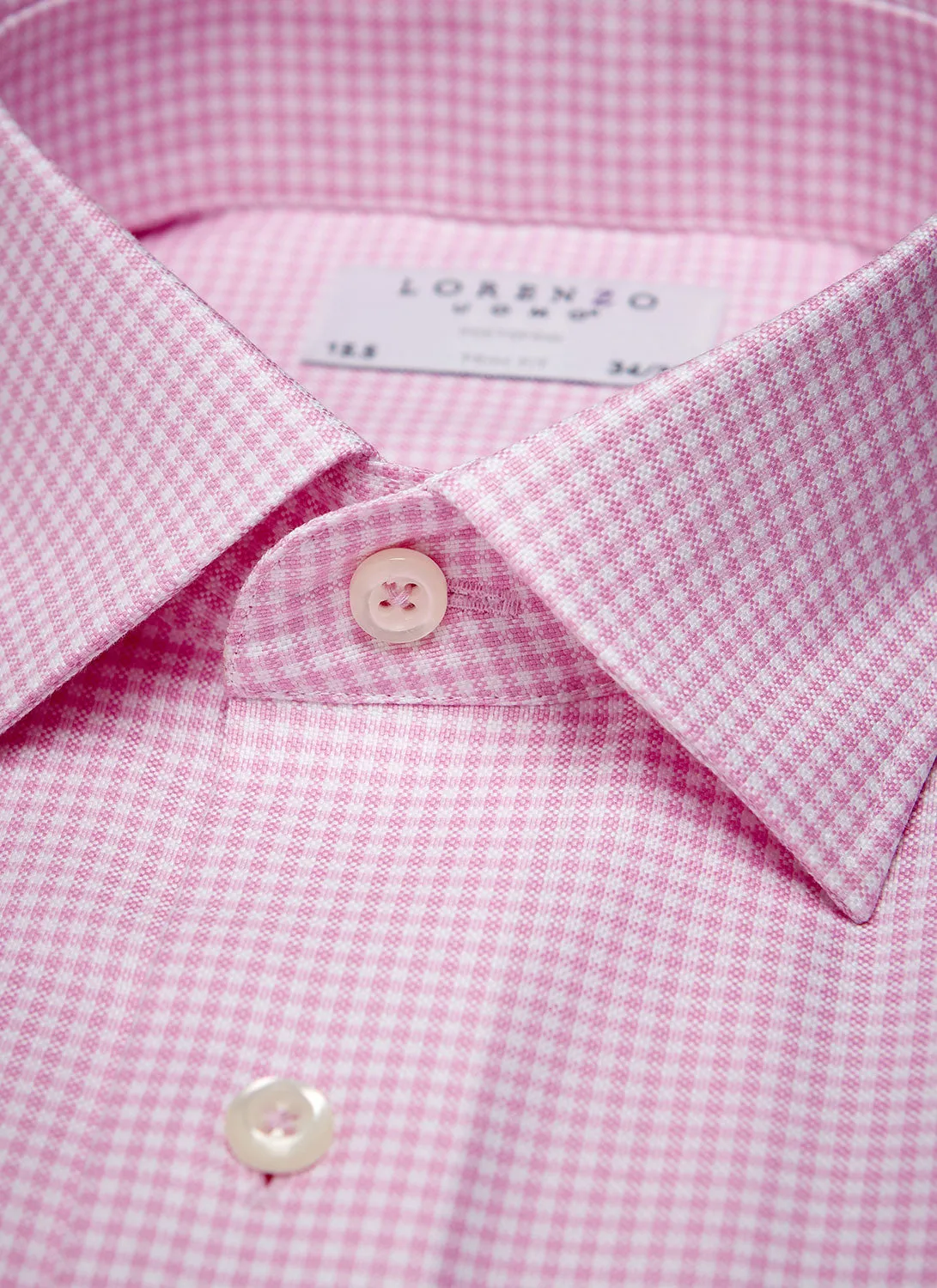 Alexander in Pink Gingham Shirt