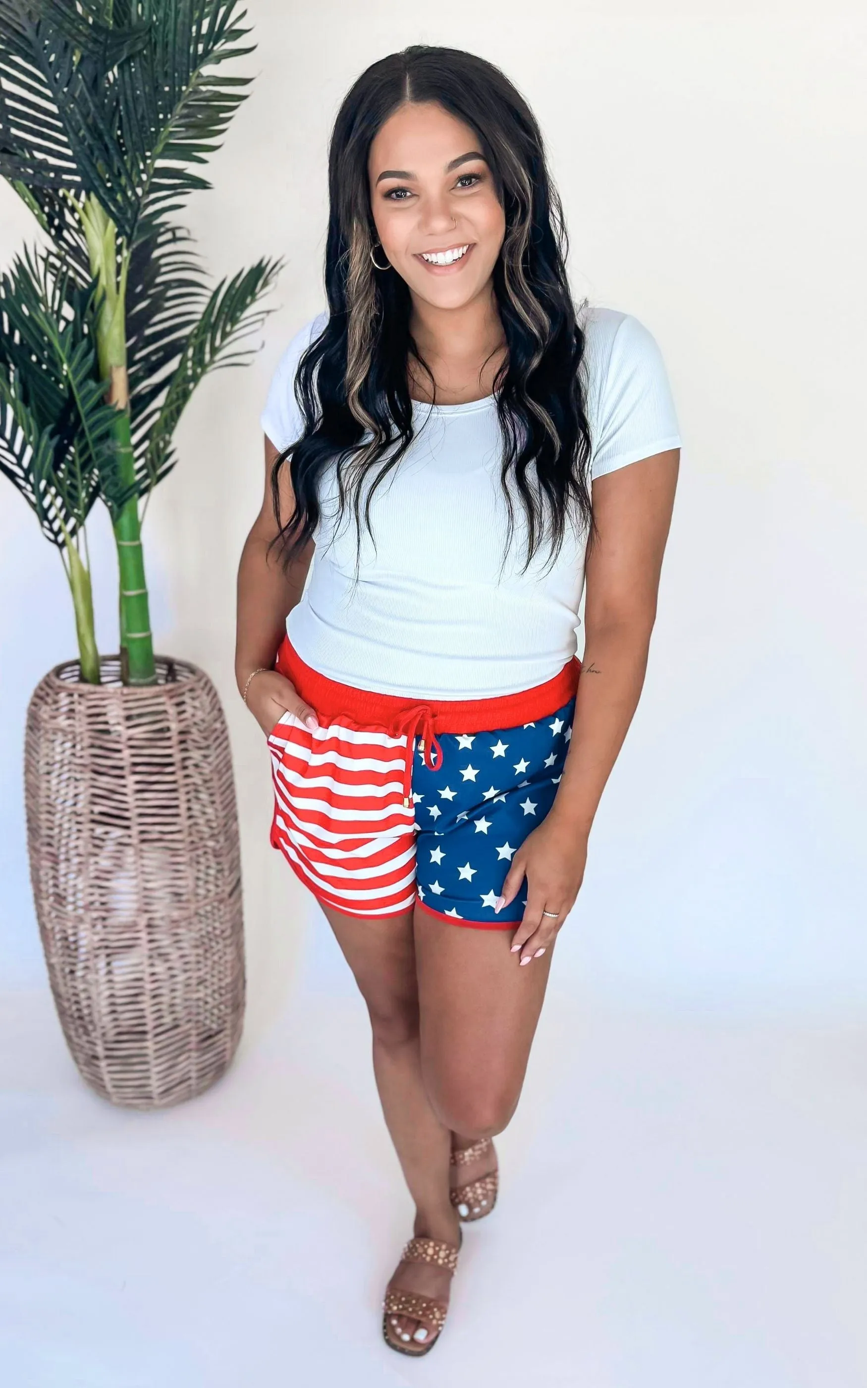 All American Drawstring Everyday Shorts - Final Sale