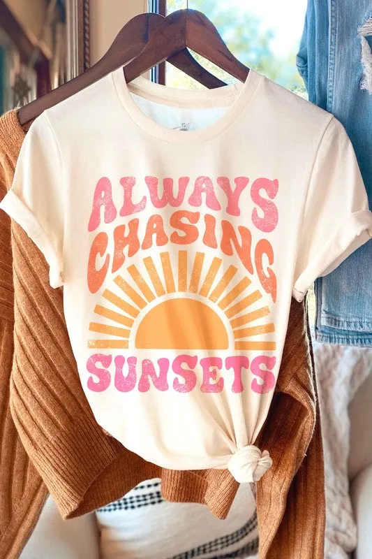 ALWAYS CHASING SUNSETS Graphic Tee