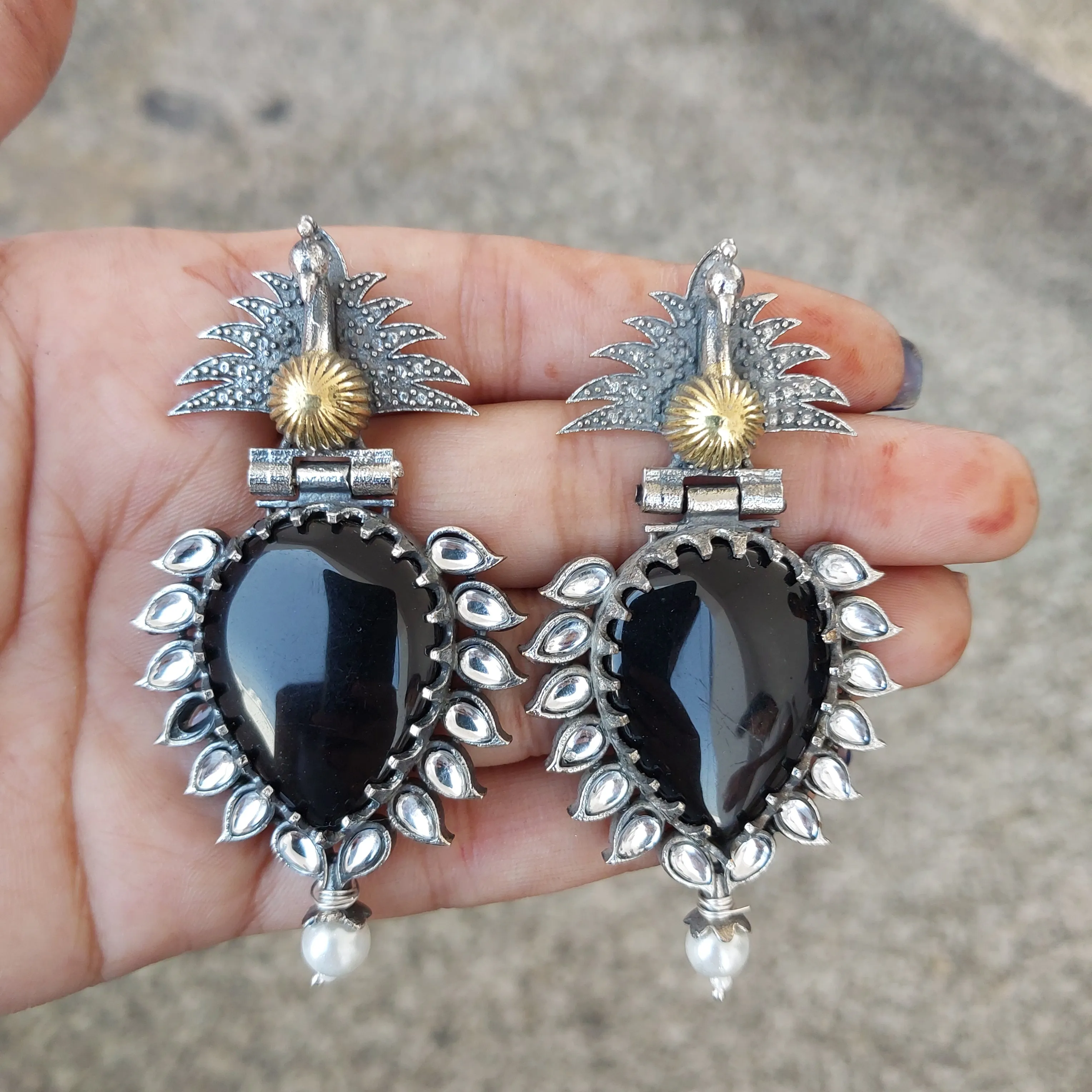 Amelia Peacock Earrings