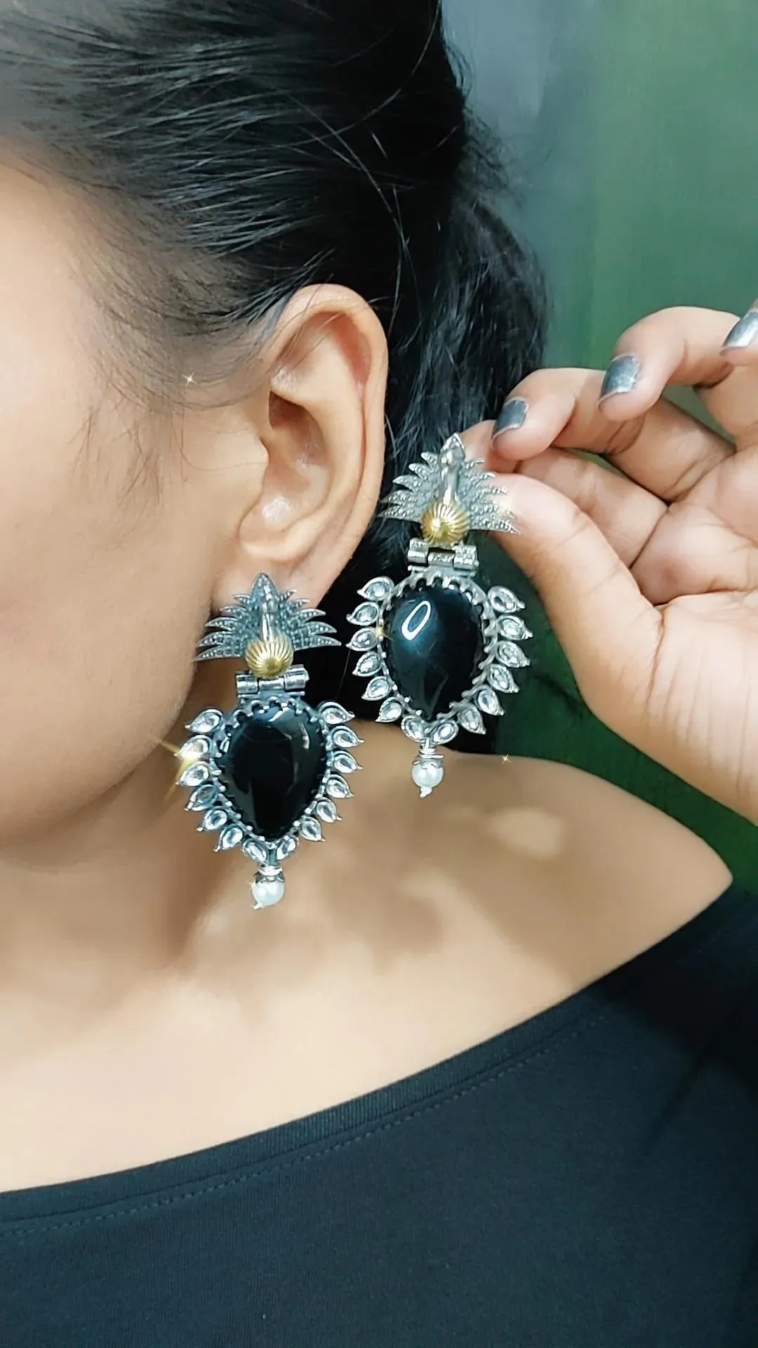 Amelia Peacock Earrings