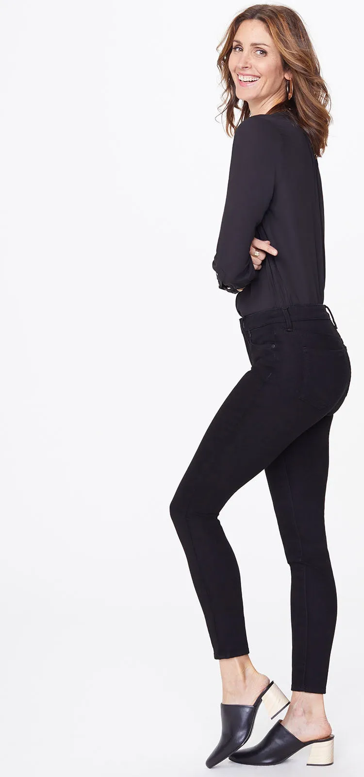 Ami Skinny Jeans Zwart Premium Denim (Petite) | Black