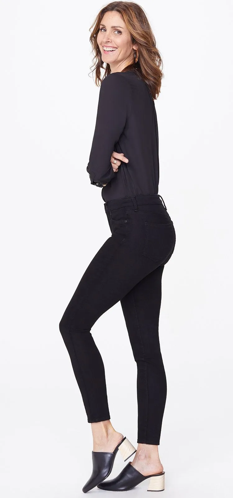 Ami Skinny Zwart Premium Denim | Black