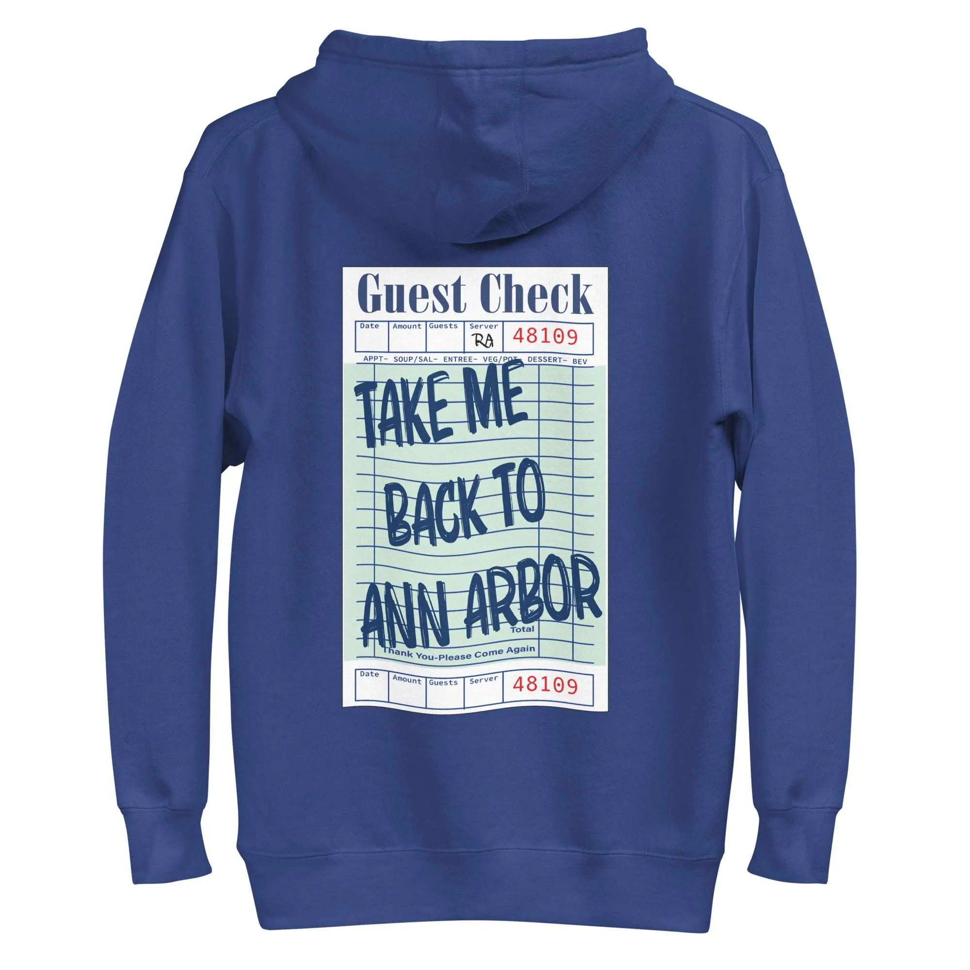 Ann Arbor Guest Check Hoodie