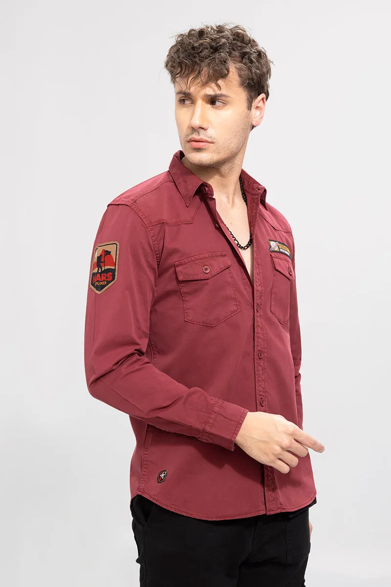 Aplique Cargo Red Shirt