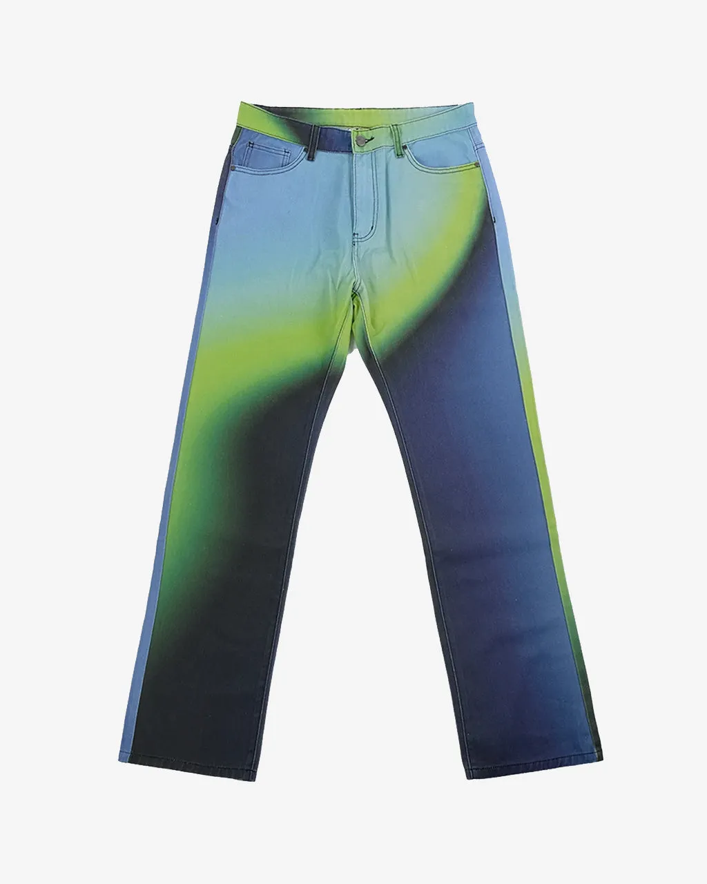 Aura Straight Cut Jeans Lime Green