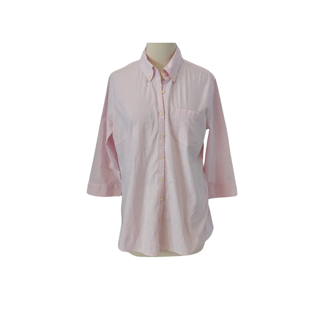 Banana Republic Pink Checked Shirt | Gently Used |