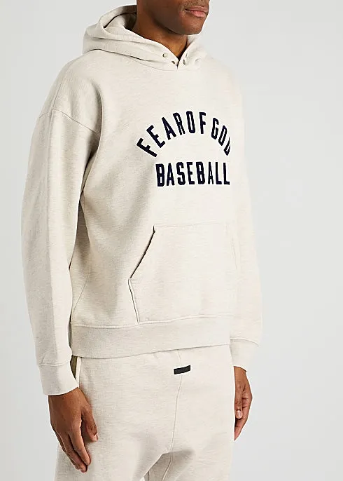 Baseball hooded cotton sweatshirt