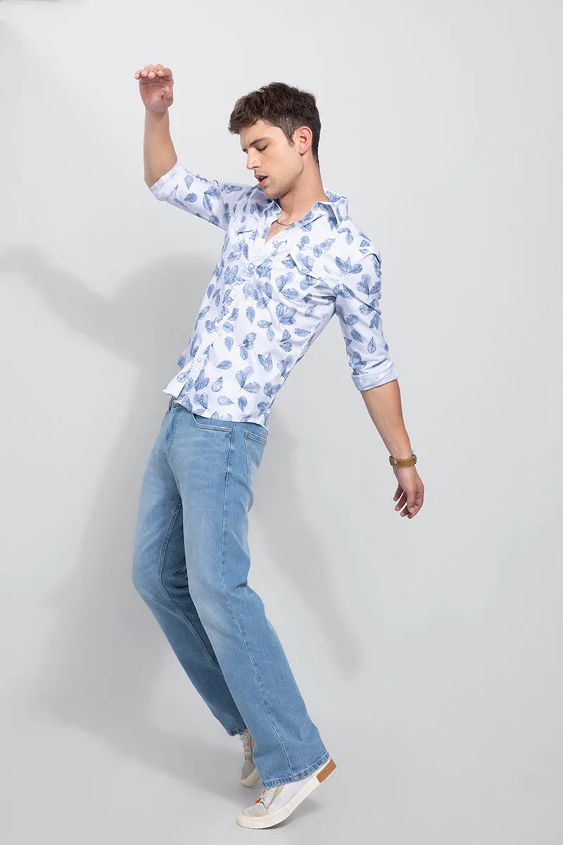 Beech Leaf Blue Melange Shirt