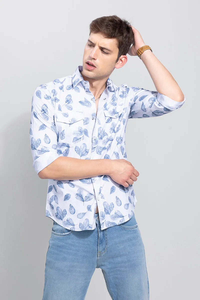 Beech Leaf Blue Melange Shirt