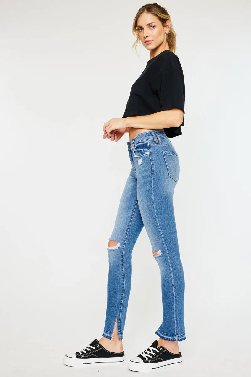 Birdy  Mid Rise Easy Skinny Jeans