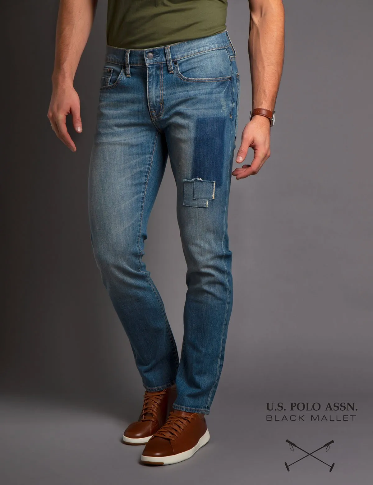 BLACK MALLET SLIM FIT DENIM