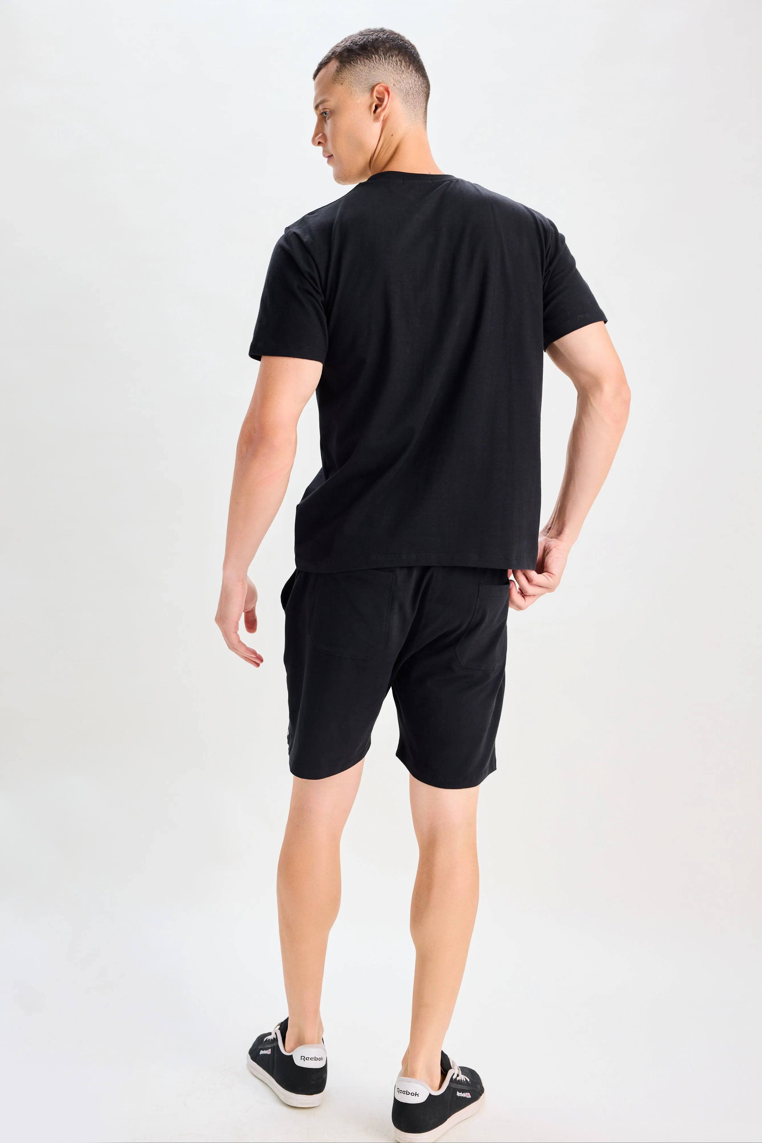 Black Ultra Soft Stretch Co-Ords