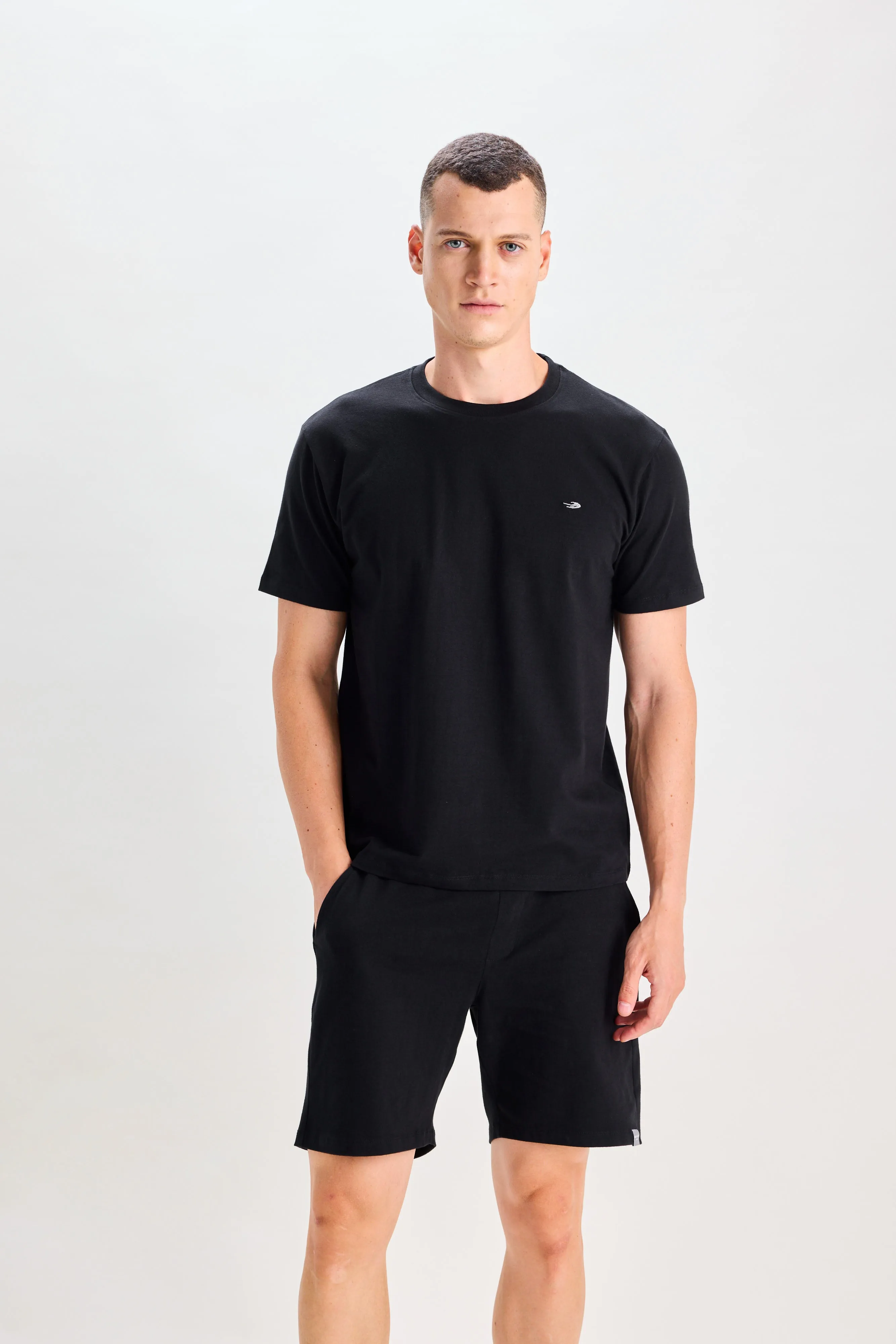 Black Ultra Soft Stretch Co-Ords