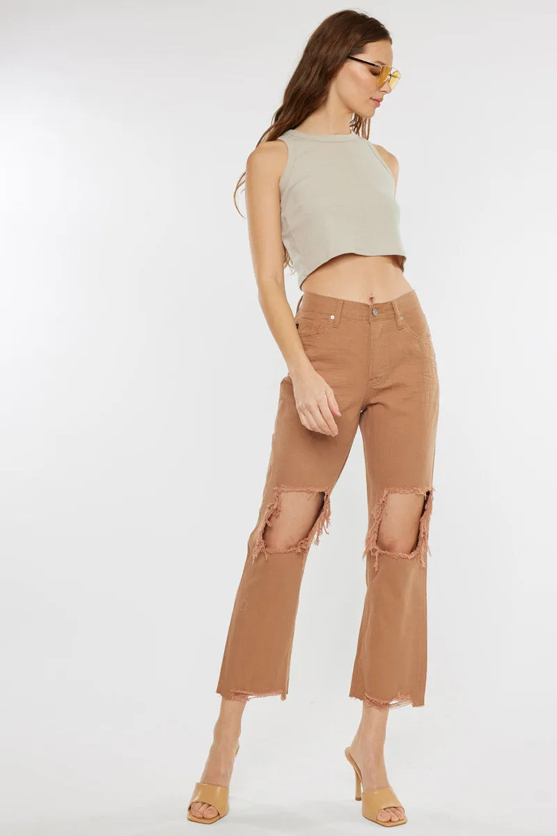 Blakely High Rise Straight Leg Jeans