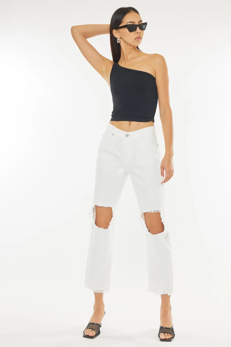 Blakely High Rise Straight Leg Jeans