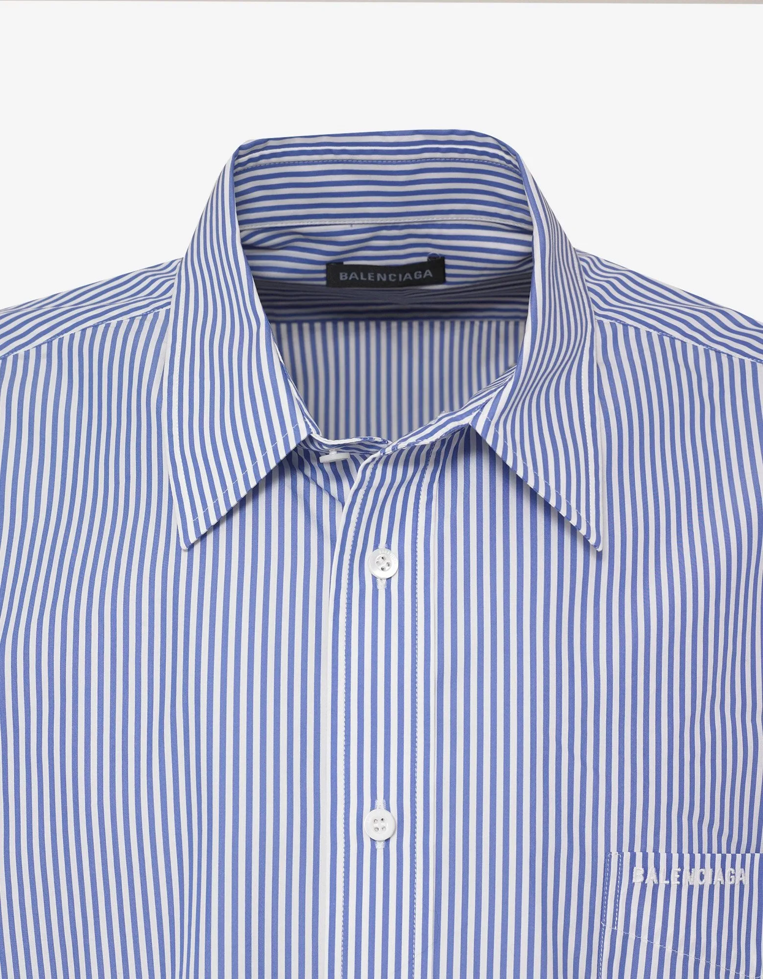 Blue Stripe Big Fit Shirt -