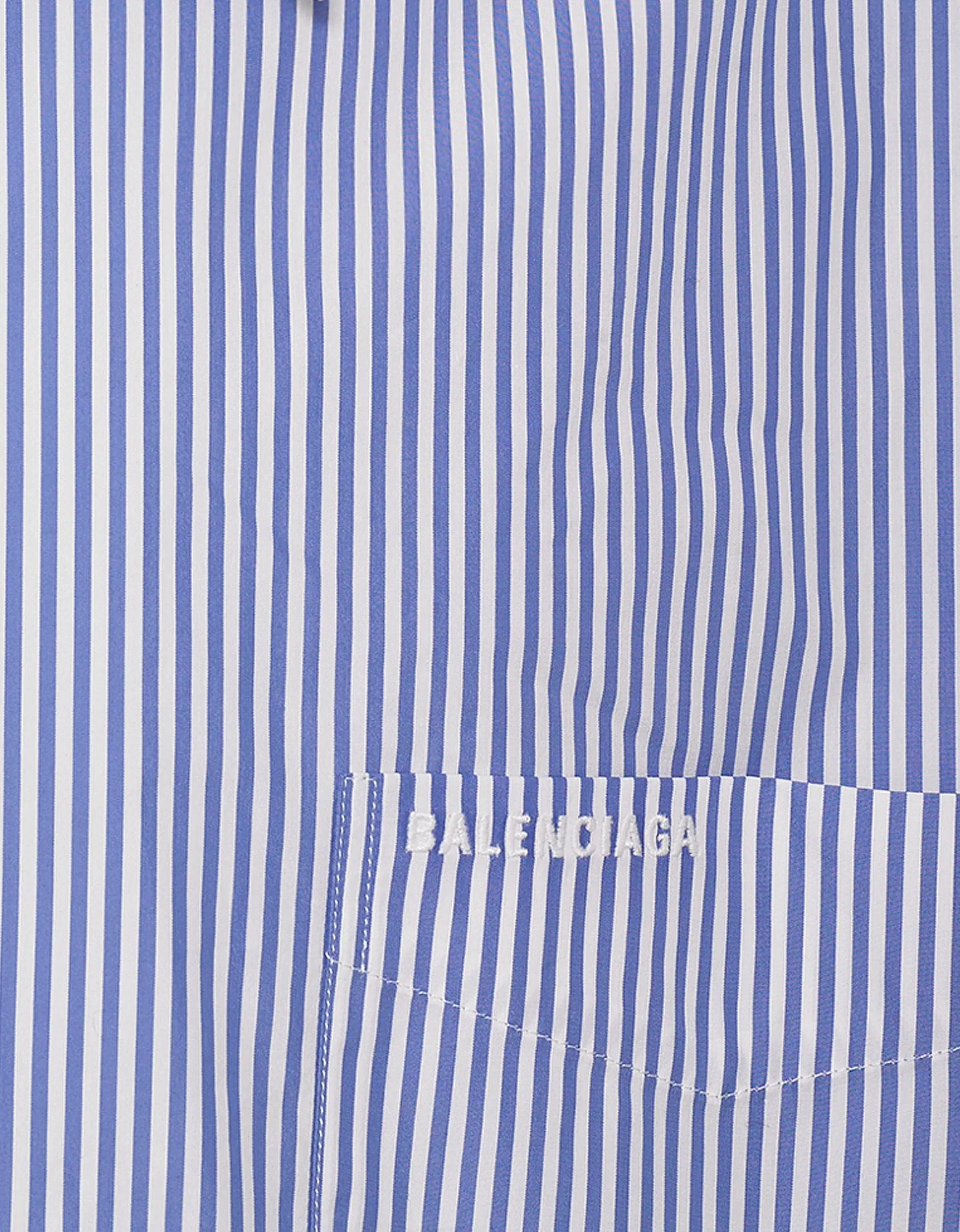 Blue Stripe Big Fit Shirt -