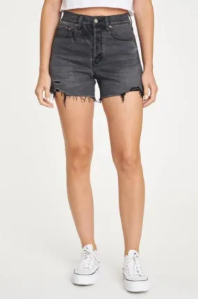 Bottom Line High Rise Vintage Short in Ashes