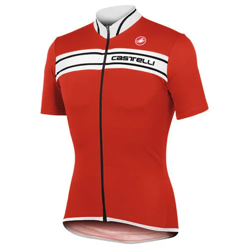 Castelli Mens Prologo 3 Jersey - Red