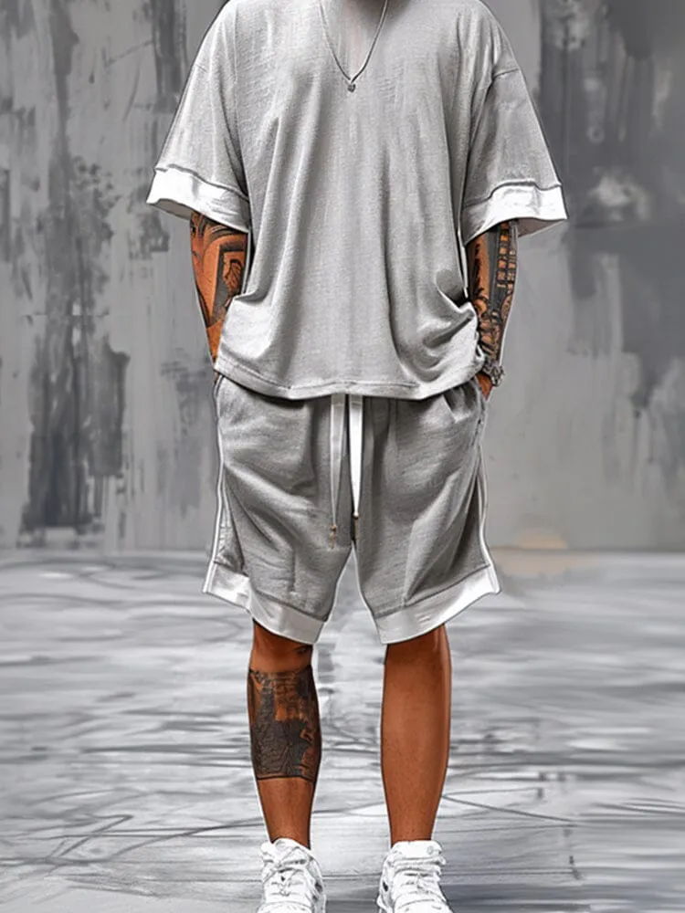 Casual Oversized Fit T-shirt Shorts Set