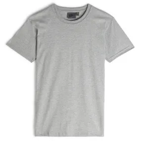 Circular Knit T-Shirt - Heather Grey‎