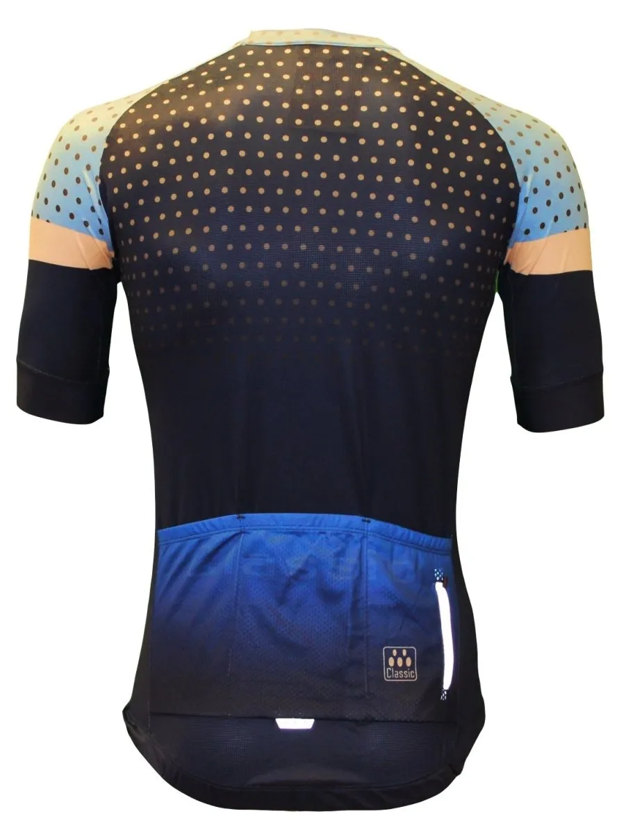 Classic Cycling Women's Navy Dots 1.1 Jersey