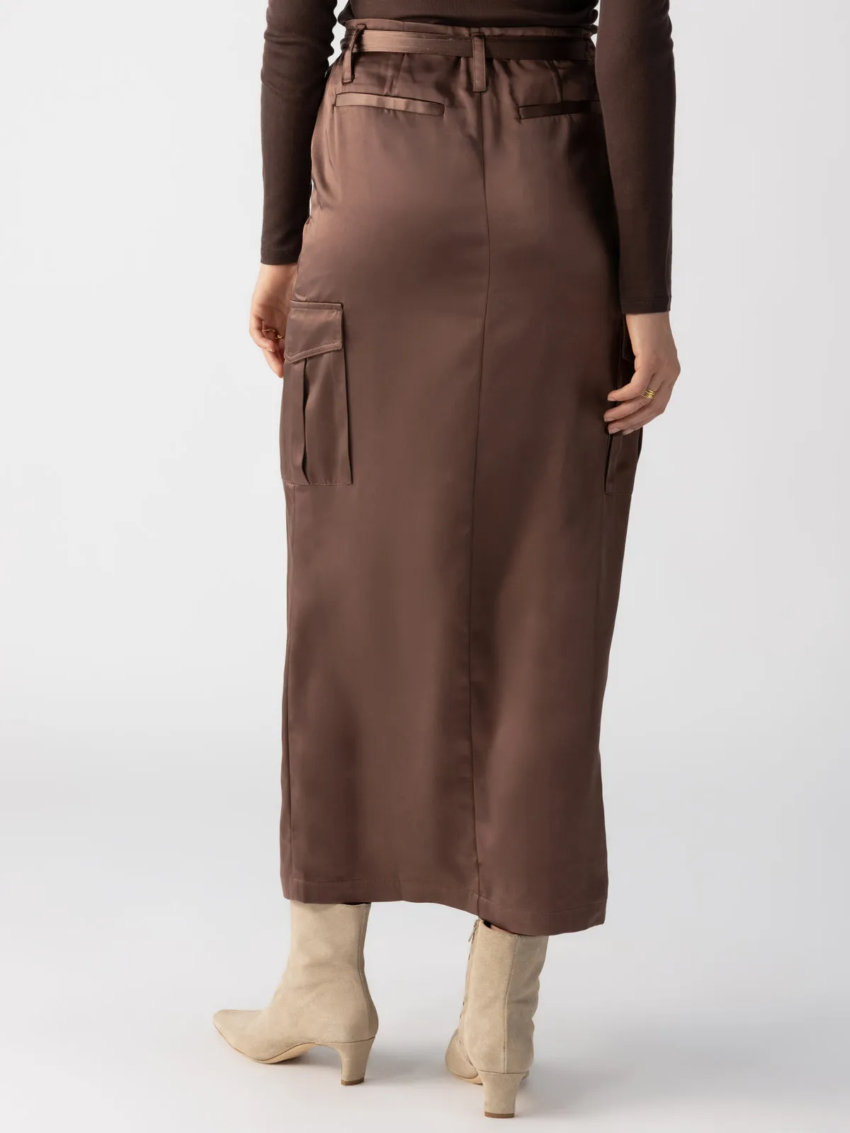 Classy Cargo Standard Rise Skirt Brown Sugar