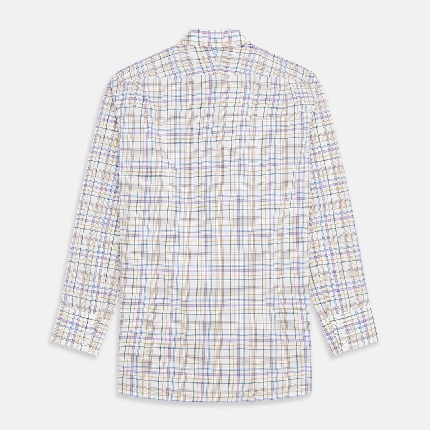 Colourful Garden Multi Check Cotton Regular Fit Mayfair Shirt