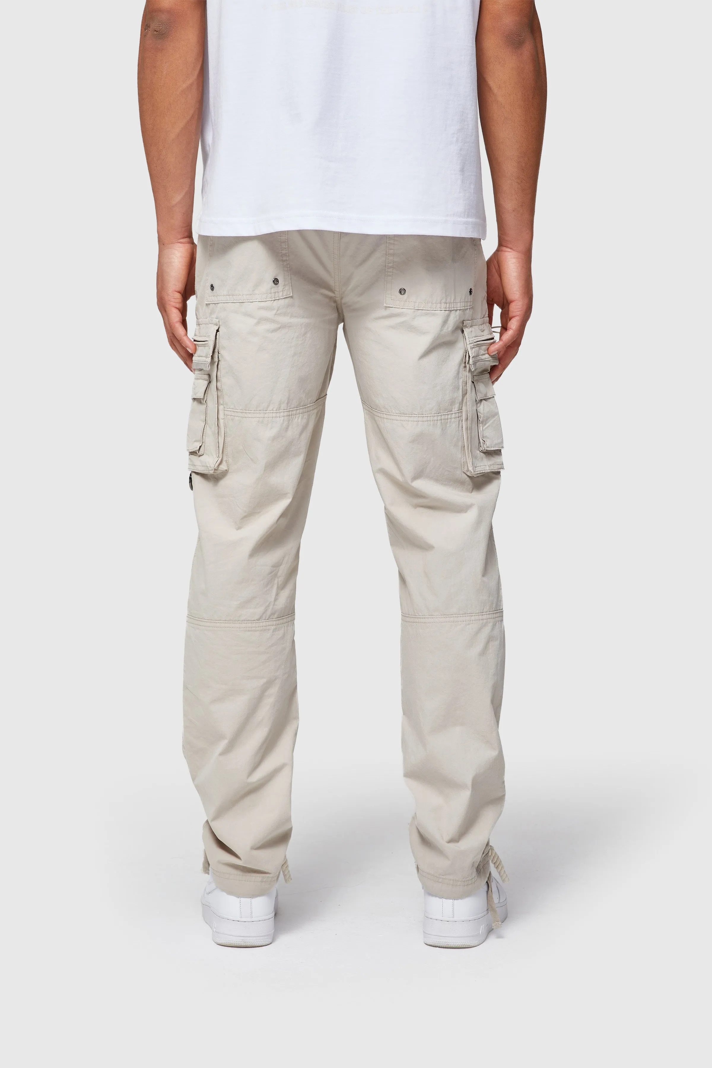 Optimized Title: Grey Conquer Cargo Pants with Enhanced Features