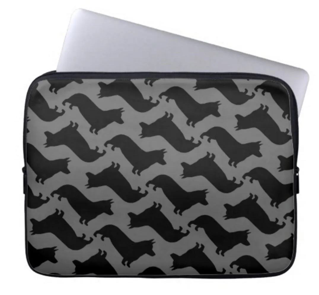 Corgi Pattern Laptop Case Sleeve