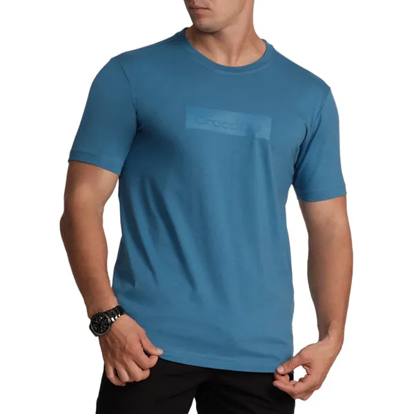 Crew Neck Slim Fit T-Shirt- Mediterranian Blue