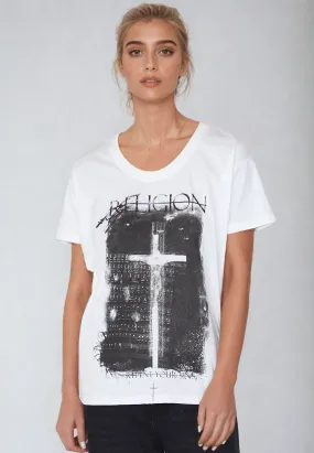 CROSS T-SHIRT WHITE