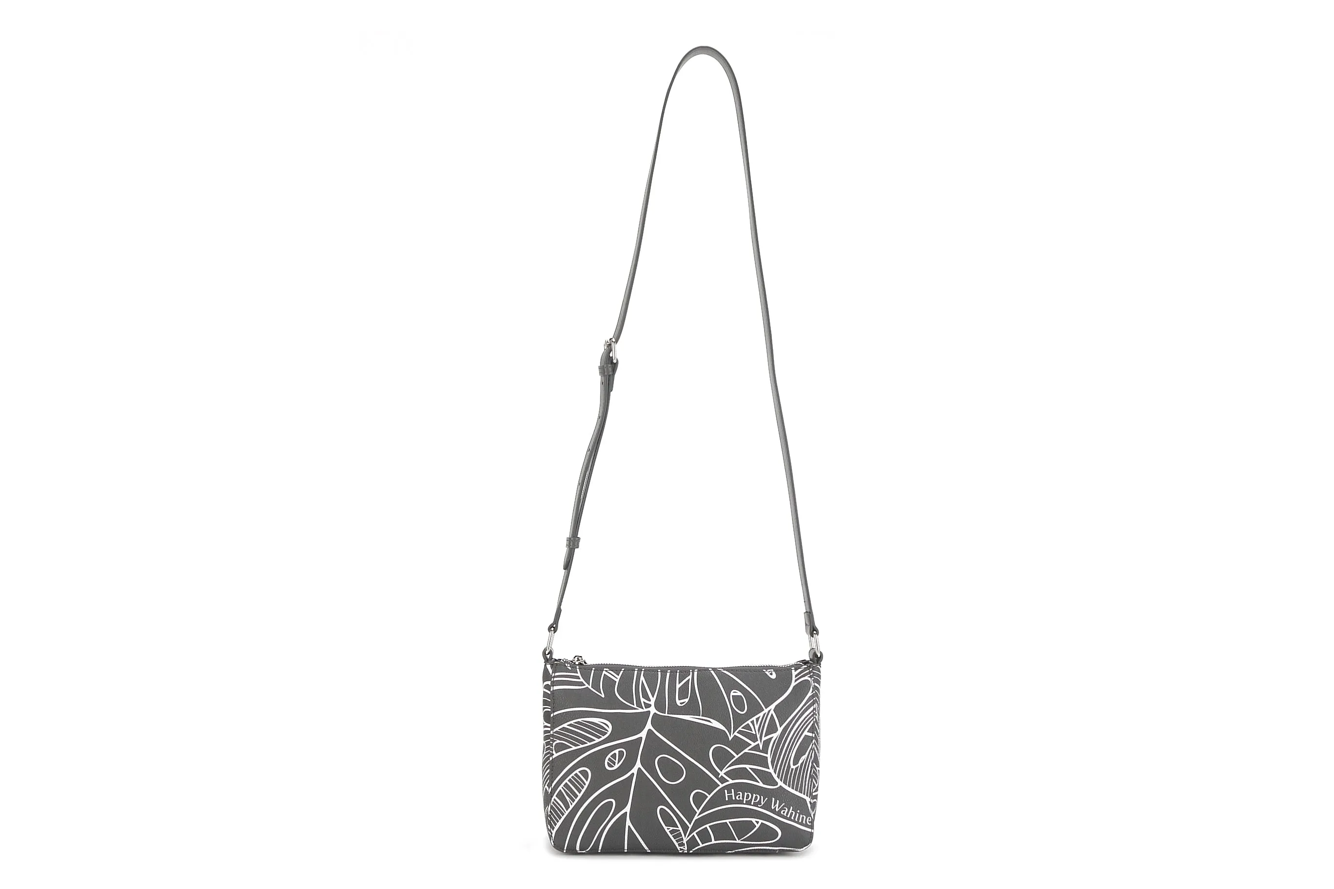 Crossbody Brittney Monstera Lines Grey