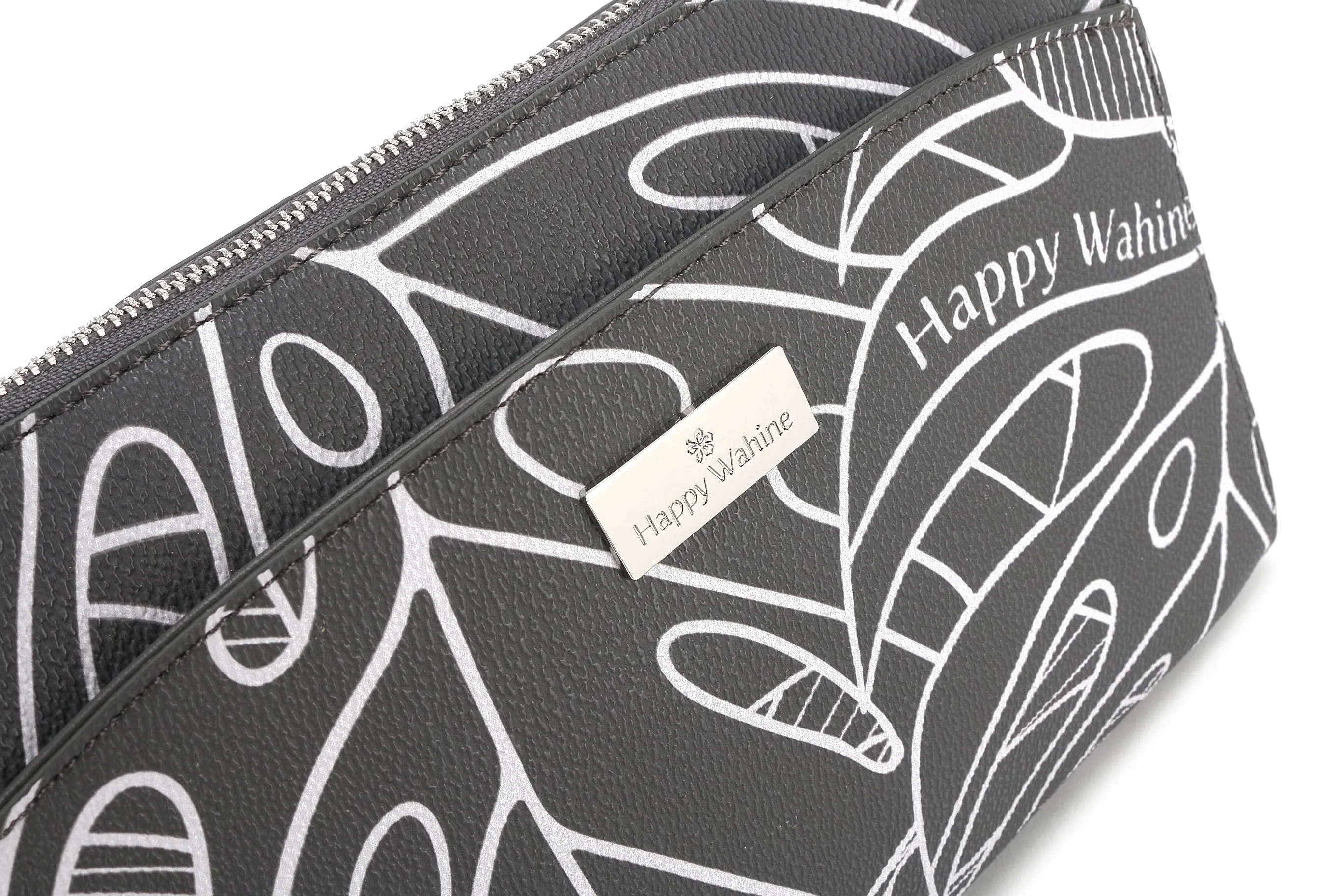 Crossbody Brittney Monstera Lines Grey