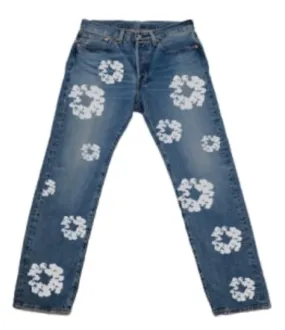 Denim Tears x Levi's Cotton Wreath Jean Light Wash (Myrtle Beach Location)