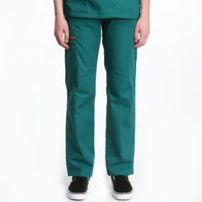 Dickies Natural Rise Elastic Scrub Pant - Hunter Green