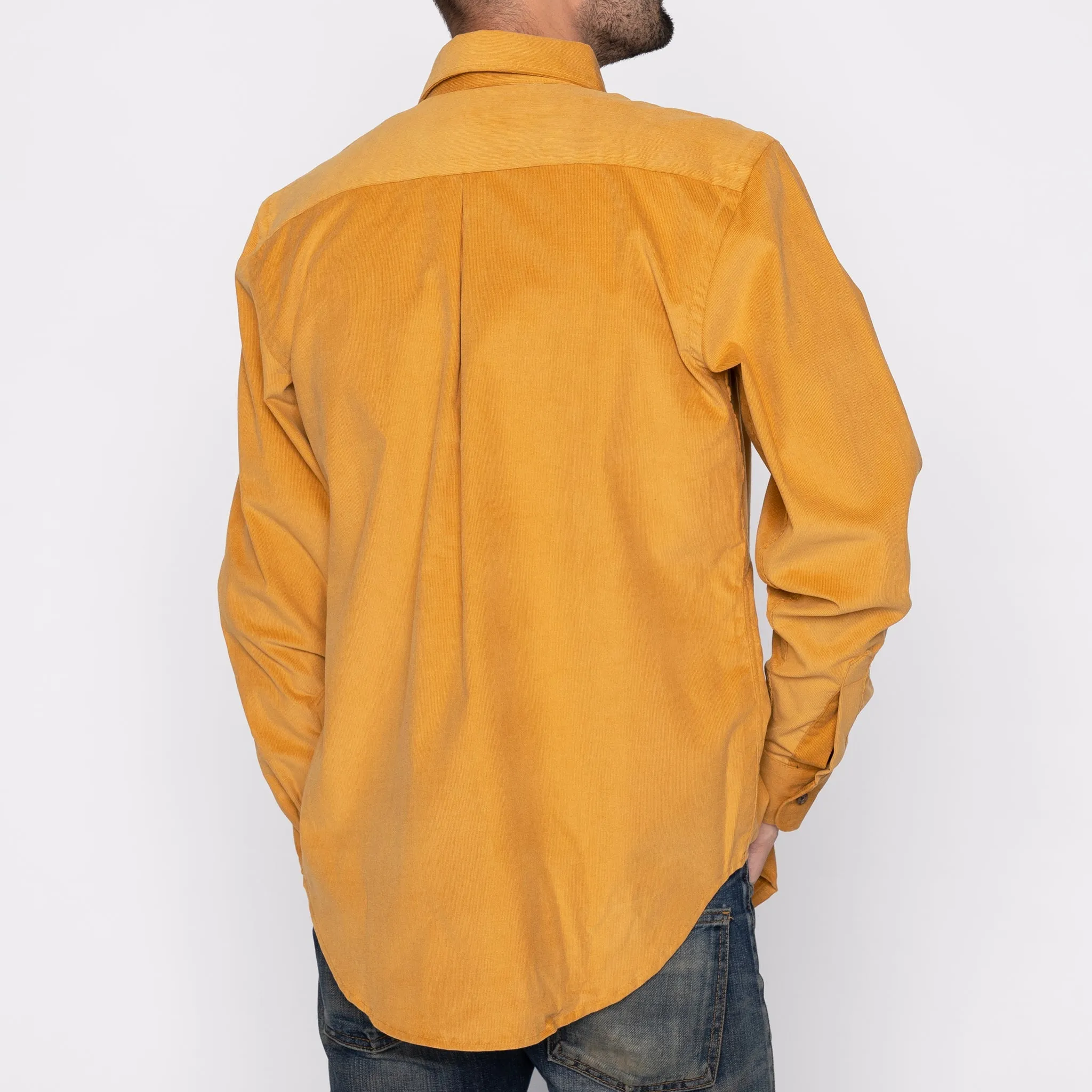 Easy Shirt - Cotton Dyed Corduroy - Golden Brown