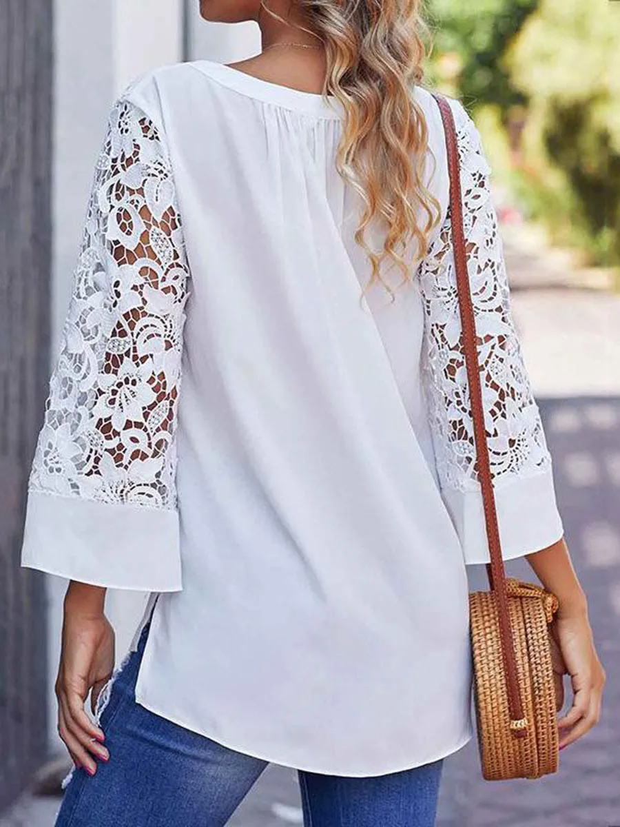 Embroidered Casual T-shirt