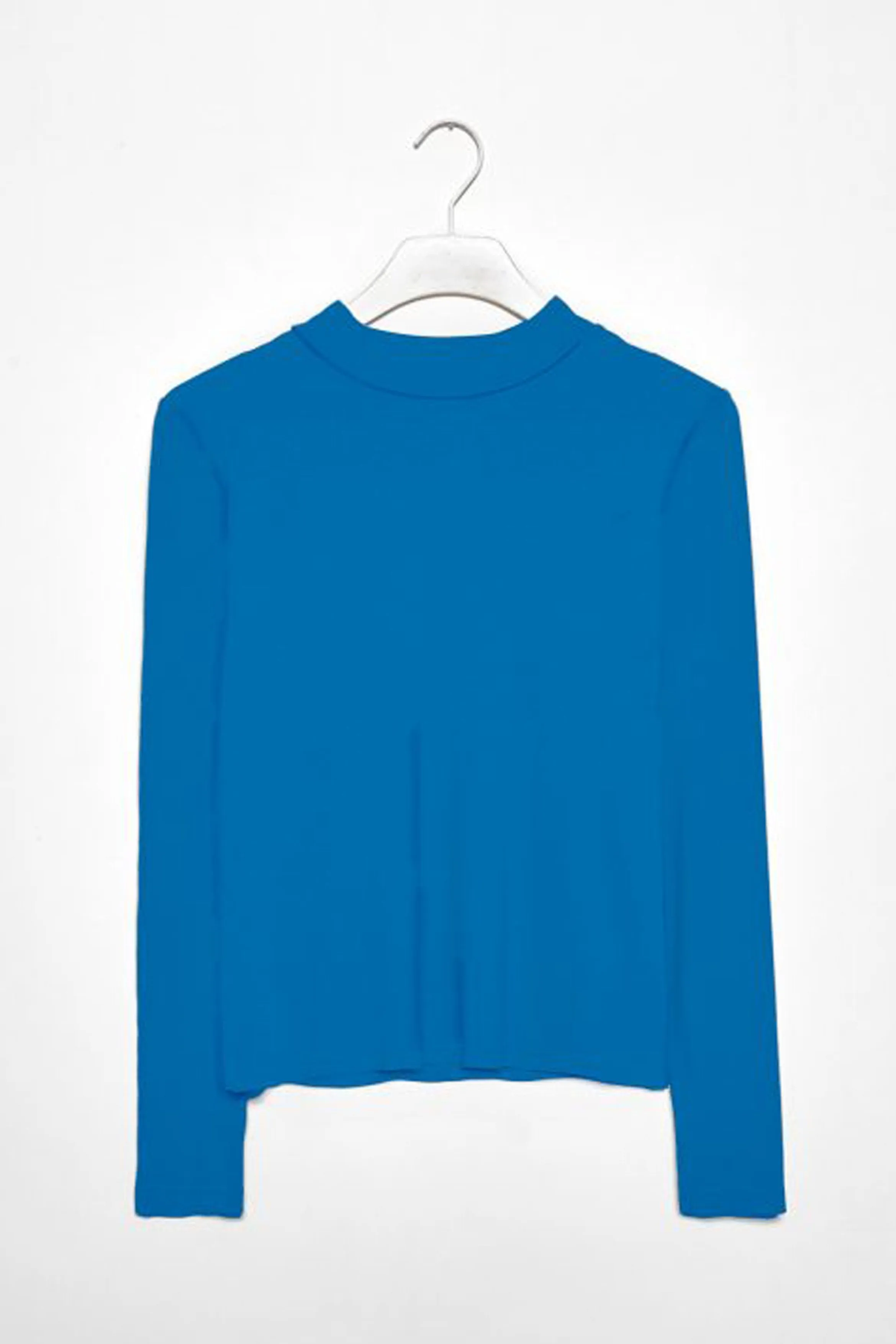 eva long sleeve top blue