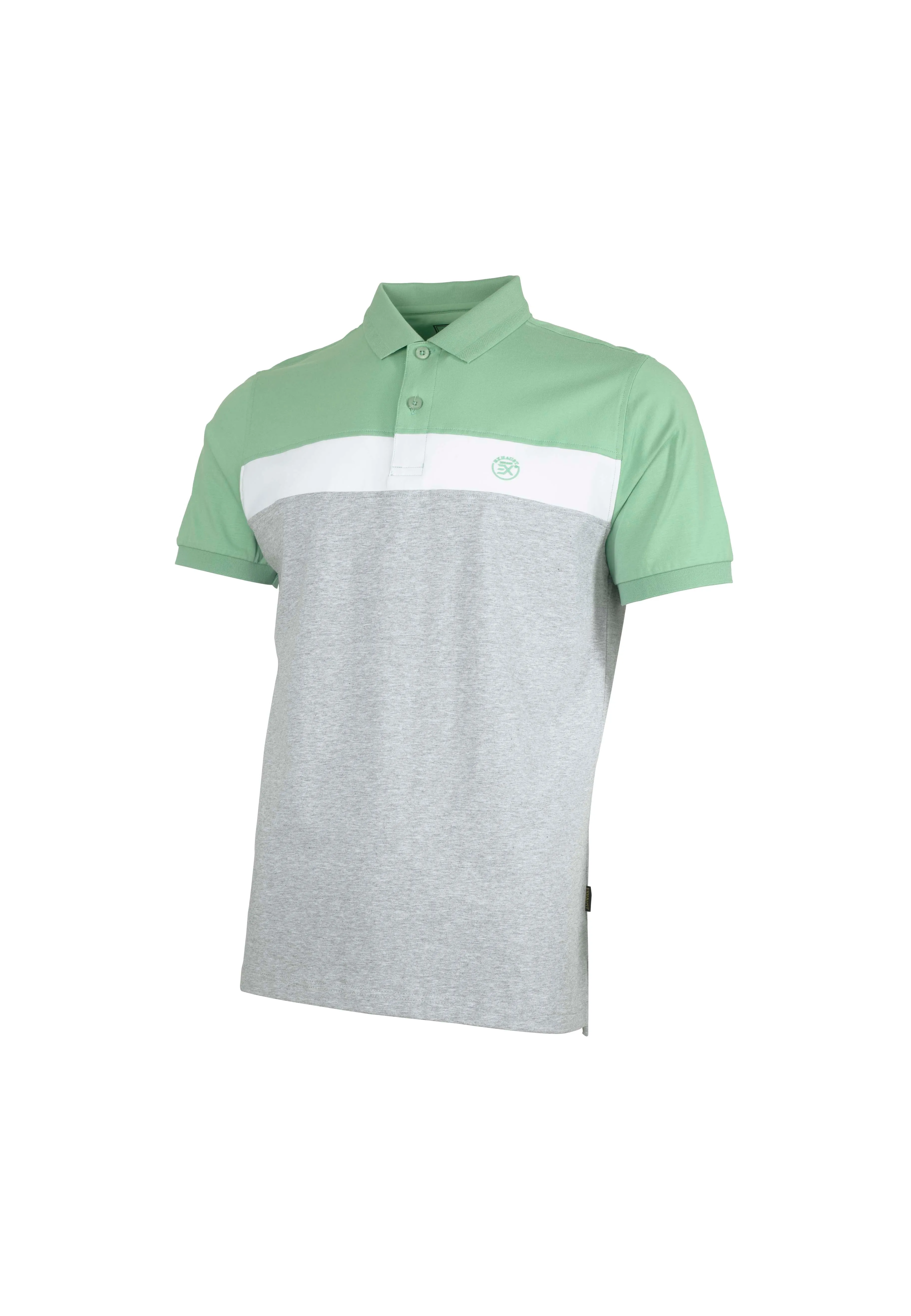 EXHAUST Cut & Sew Polo T- Shirt [Slim Fit] 1431