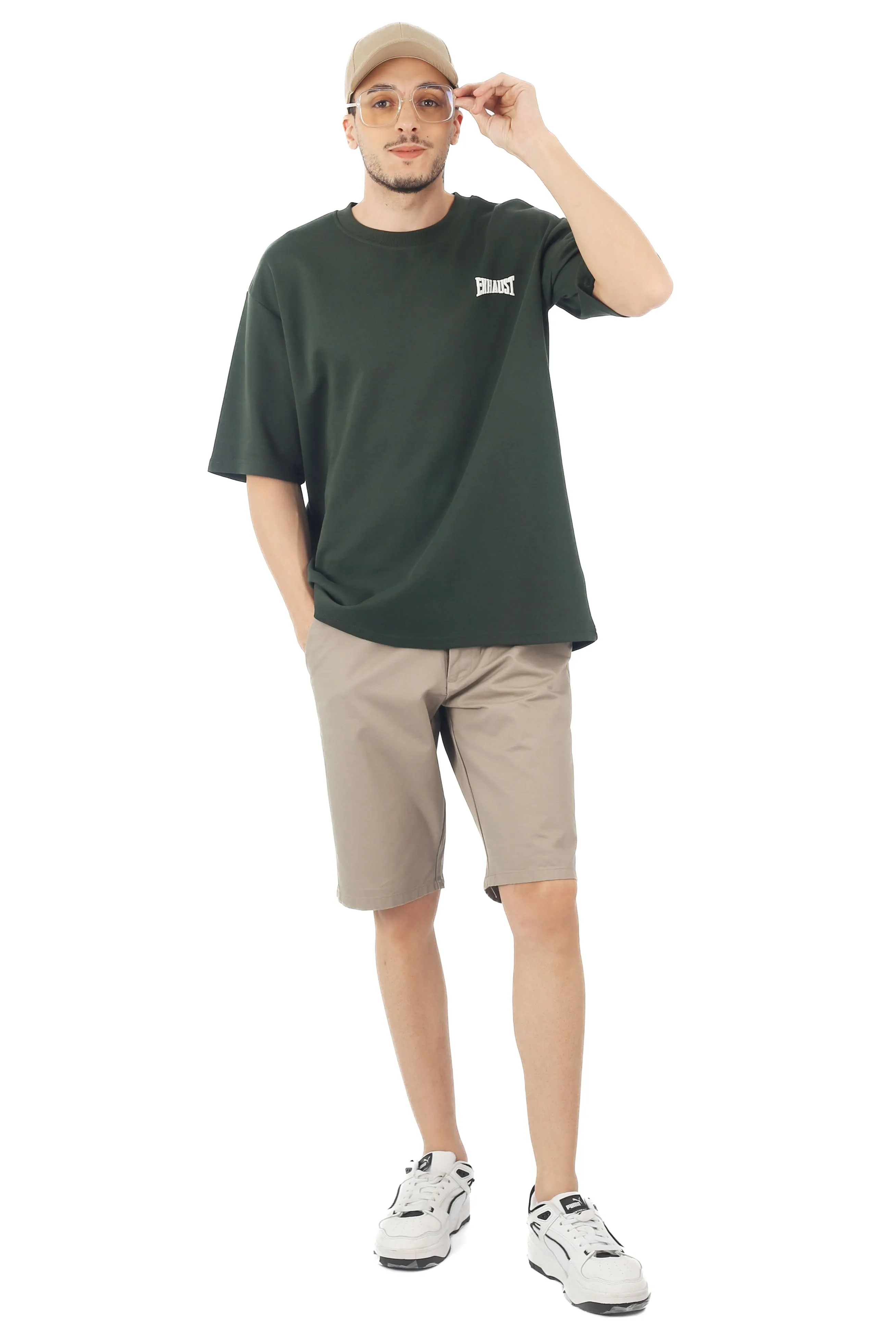 EXHAUST ROUND NECK T SHIRT [OVERSIZE] 1661