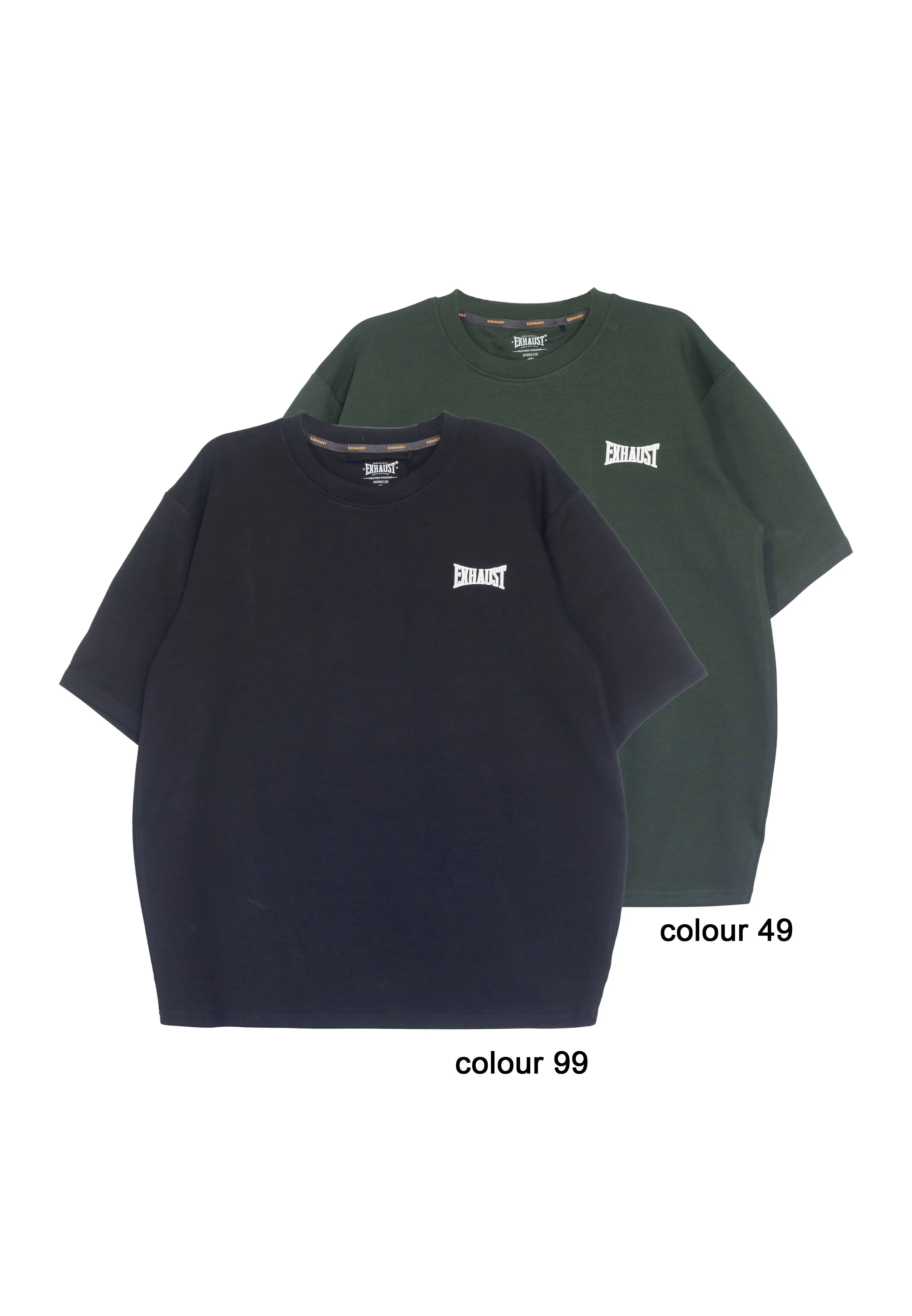 EXHAUST ROUND NECK T SHIRT [OVERSIZE] 1661